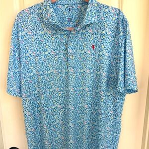 Johnnie -O men’s Performance golf shirt. Size L